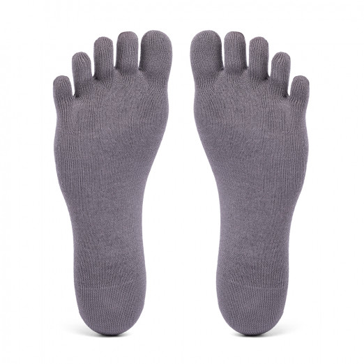 5Toe Socks No Show Grey