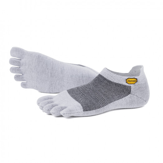 5Toe Socks No Show Light Grey