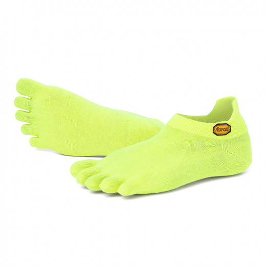 5Toe Socks No Show Yellow