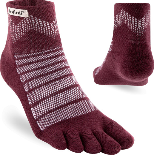 Injinji OUTDOOR Midweight / Wool/ Mini / Garnet
