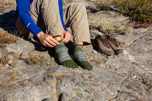 Injinji OUTDOOR Midweight / Wool/ Mini / Forest